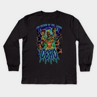 The Return Of The Living Dead, Vintage Horror. (Version 2) Kids Long Sleeve T-Shirt